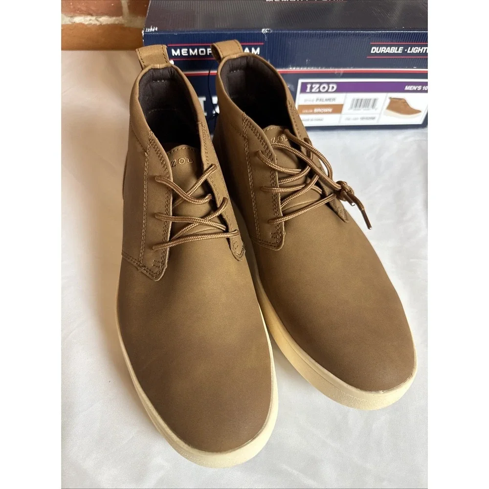Izod Palmer Chukka Boot - New‎ with Box Size Men's 10 Brown Shoe